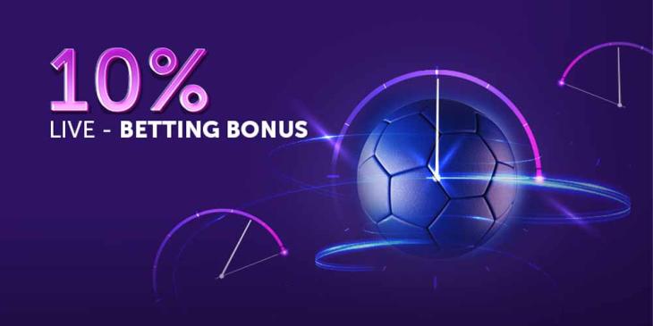 Vbet Sportsbook Live Betting Promotion – Get a 10% Bonus