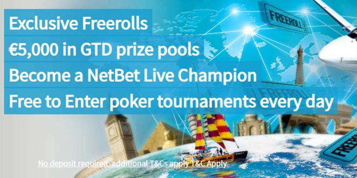 Online Poker Tournaments With No Participation Fee: Win €5,000