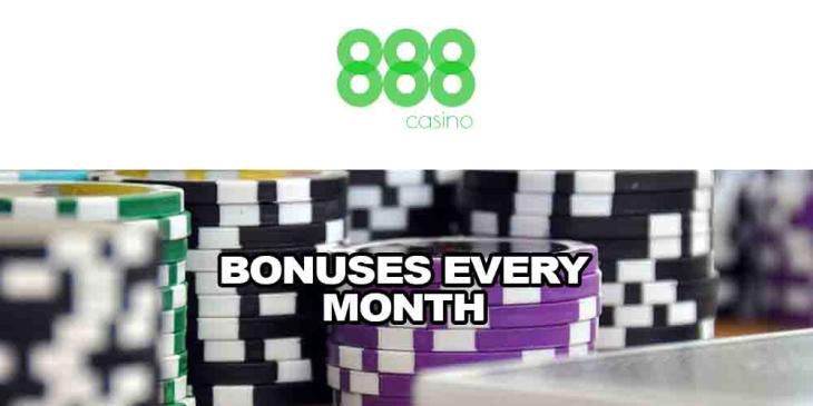 888casino bonuses every month: Get your share of €888 BONUS!