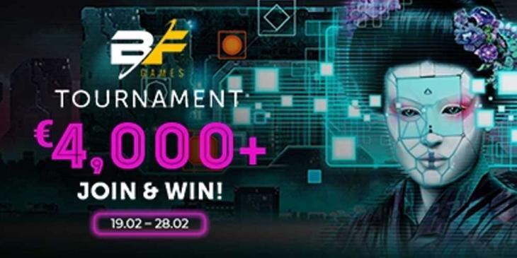 BF Games Slot Tournament at Vbet Casino – Win Your Share of €4,000+