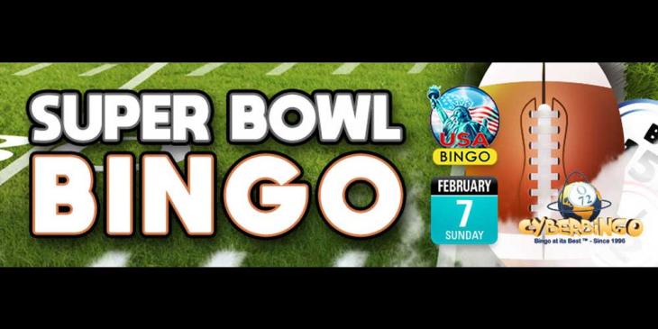 Super Bowl Bingo Promo With CyberBingo: Be a Winner!