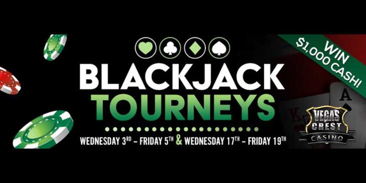 Vegas Crest Casino Blackjack Promo – Win $1000 Cash