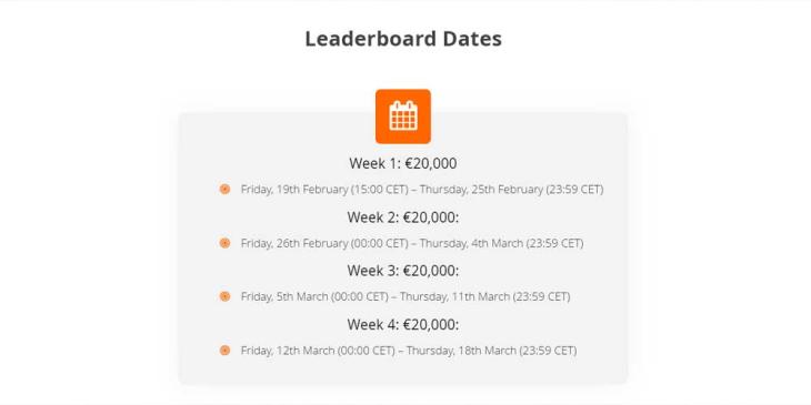 Betting Championship Cash Prizes at Betsson – Win a Share of €20,000