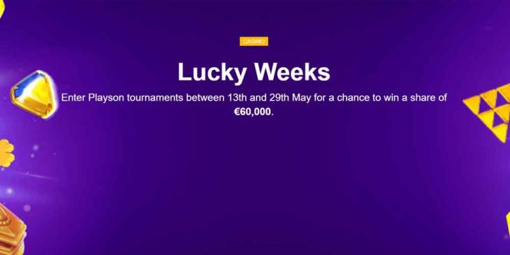 Lucky Weeks Tournament: Win a Share of €60,000 at Marathonbet Casino