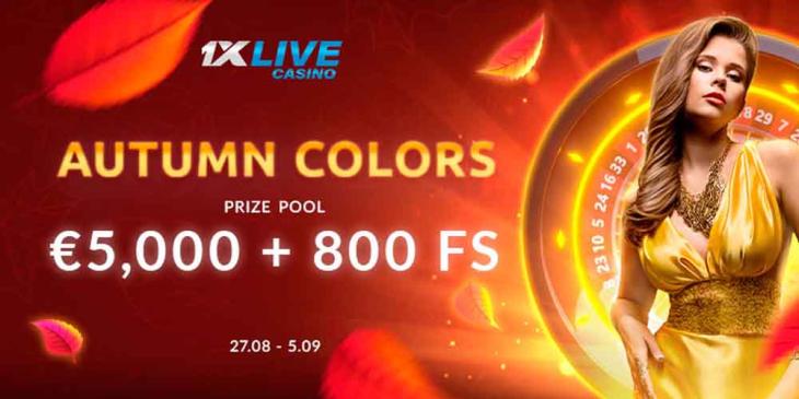 Live Casino Promotion: Win a Share of the €5,000 Prize Fund Plus 800 FS!