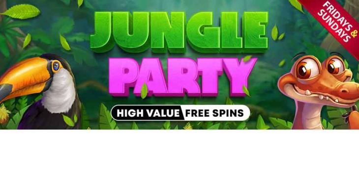 Jungle Party Free Spins: Deposit and Claim Your with Vegas Crest Casino