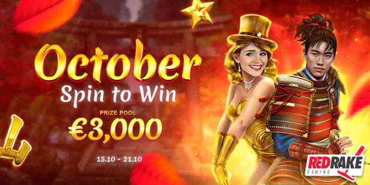 October Tournament Online: Get Your Share of the €3,000 Prize Fund!