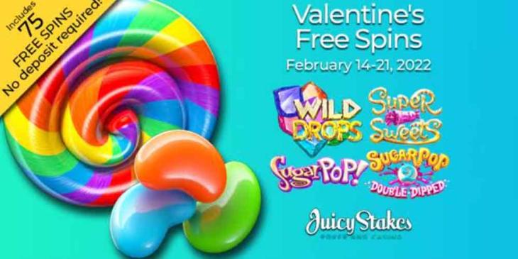 Multiple Valentine’s Day Free Spin Codes on Juicy Stakes Casino
