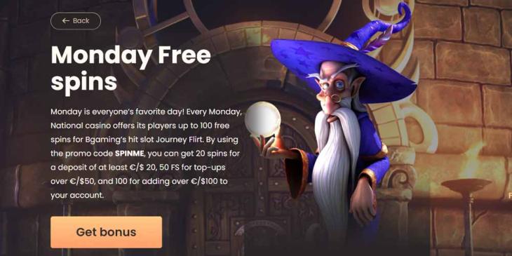 Win Free Spins on Mondays: Play Amazing Games and Get Bonuses