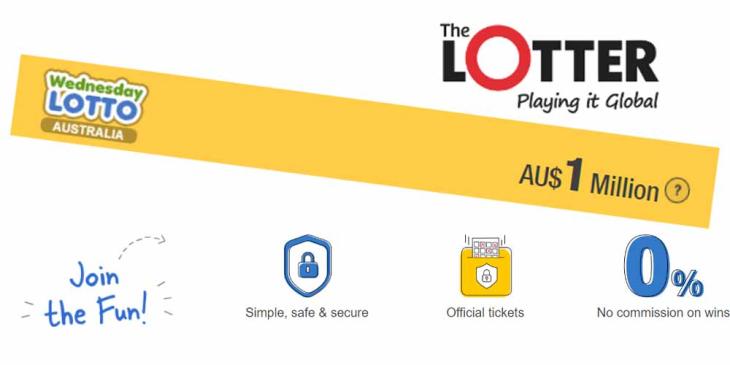 Buy Australian Wednesday Lotto Online: Join to Win Up To  AU$1 Million