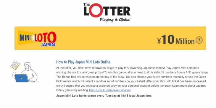 Play Japan Mini Loto Online: Hurry Up to Join and Win Up to 10 Million
