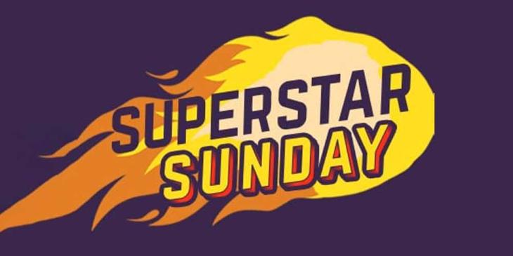 Superstar Sunday Bonus: win a 45% Bonus up to €200 + 40 Free Spins