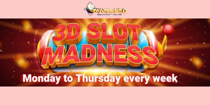 3D Slot Event At CyberBingo – Spin Once And Win High This Month