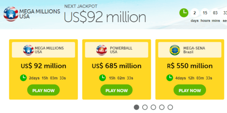 USA Powerball at BuyLottoOnline: Win Up To $ 620 Million!