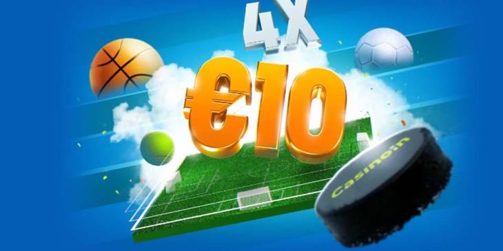 Free Bets Offer at Casinoin Casino: Get Up to €40
