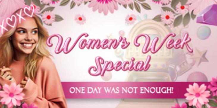 Cash Prizes in Vegas Crest’s Women’s Week Special: Win €500