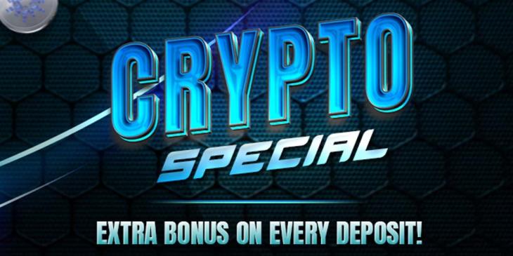 Crypto Special at Vegas Crest Casino: Get up to €40 Extra Bonus