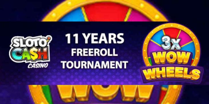 Grab a Share of $11,000 in the Freeroll Tournament at SlotoCash Casino