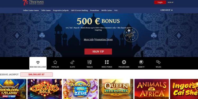 7Sultans Casino Slide 1