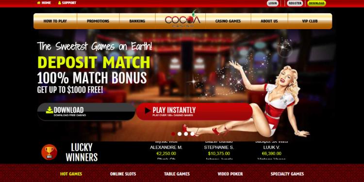 Cocoa Casino Slide 1