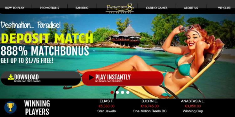 Paradise 8 Casino Slide 1