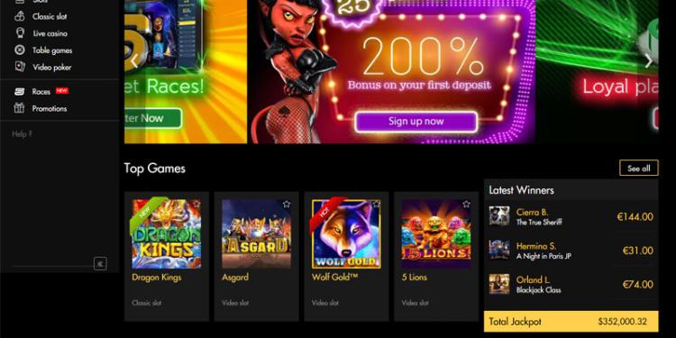 Black Diamond Casino Slide 1