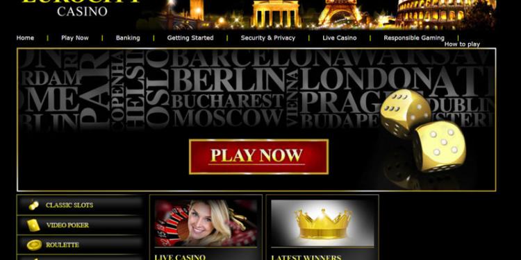 Euro City Casino Slide 1