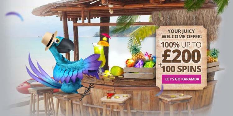 Karamba Casino Slide 1