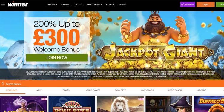 Winner Casino Slide 1