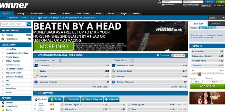 Winner Sportsbook Slide 1