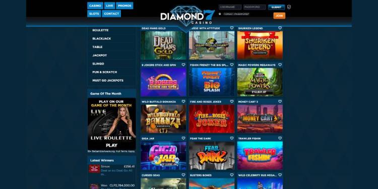 Diamond 7 Casino Slide 1