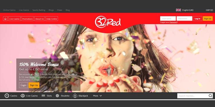 32Red Casino Slide 1