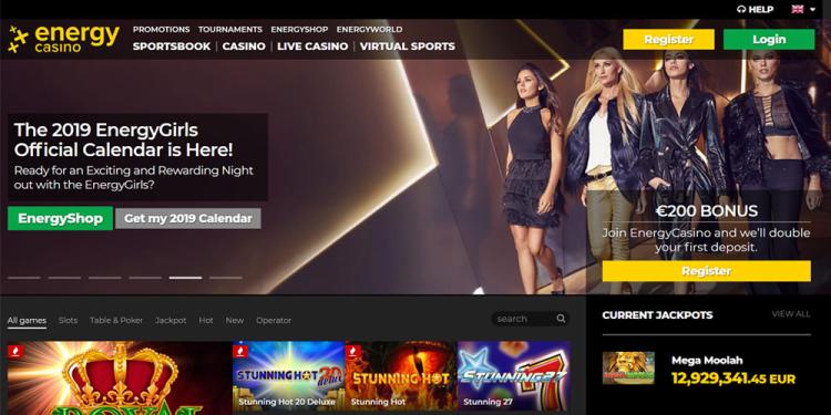 Energy Casino Slide 1