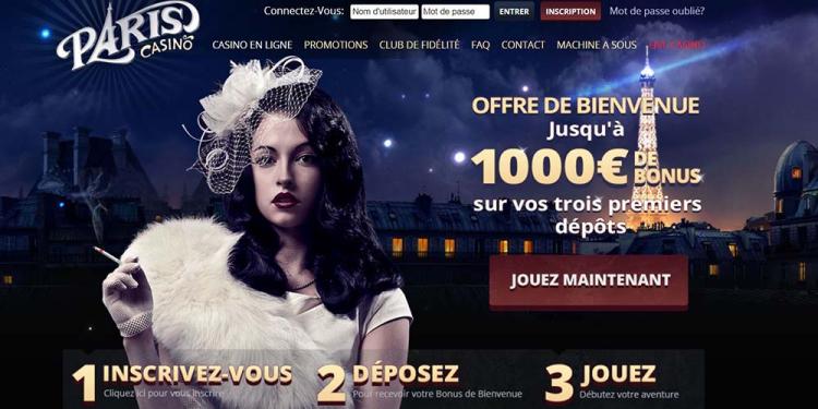 Paris Casino Welcome Bonus