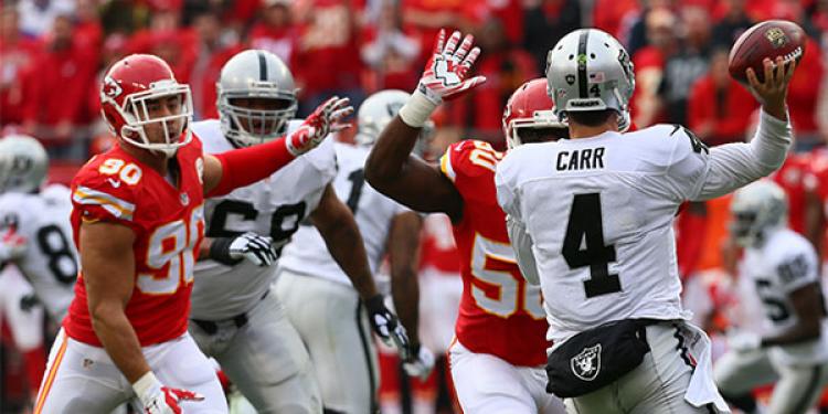 Check out the Raiders vs. Chiefs Betting Odds from Intertops!
