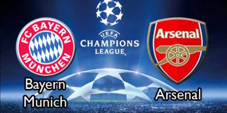 Champions League Betting: Odds For Bayern Munich vs Arsenal