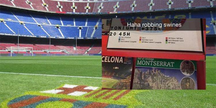 English Fans Complain About Prices for Barca – Man City CL Game