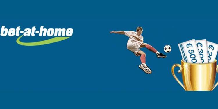 Start Wagering with a €100 Online Betting Welcome Bonus at Bet-at-home Sportsbook!
