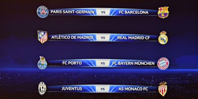 Champions League Quarter-Finals Draw