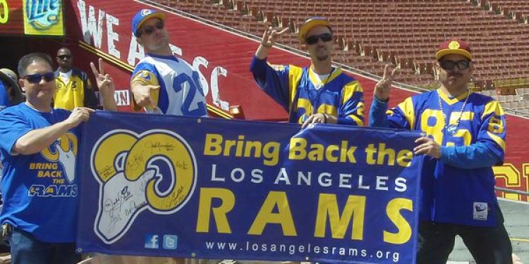 Rams Move Back to Los Angeles for the 2016 NFL season