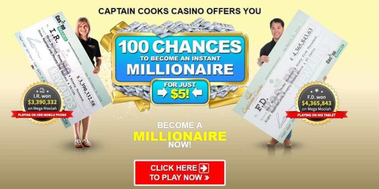 Captain Cooks Casino Slide 1