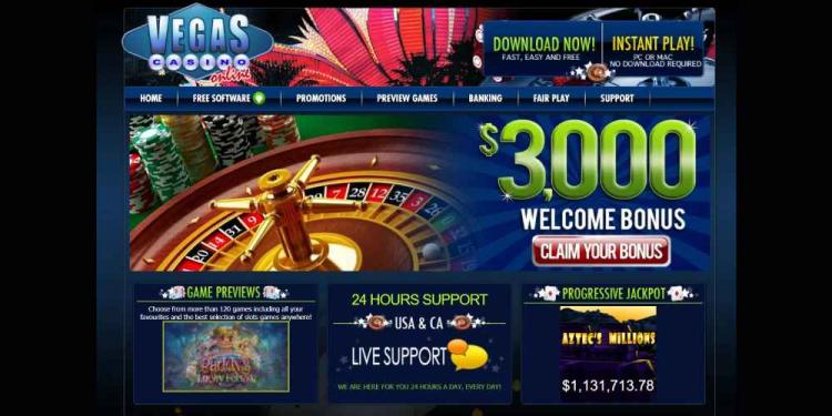 Vegas Casino Online Slide 1