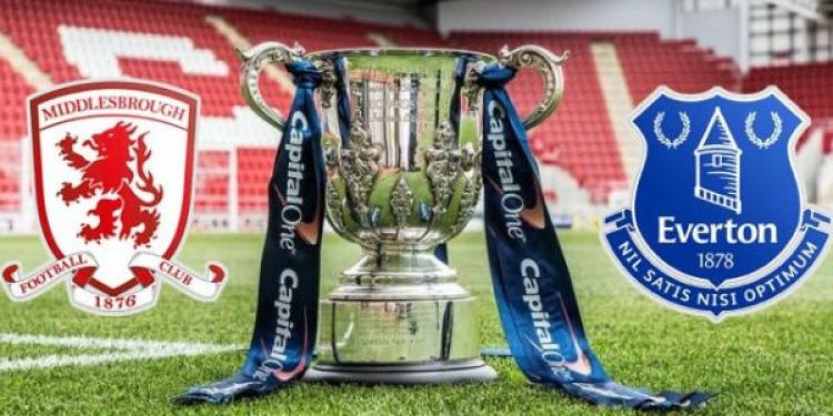 Middlesbrough v Everton Odds & Capital One Cup Betting Lines