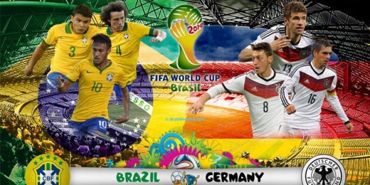 Neymar-less Brazil Take on Germany in the First Semi-final: Hot World Cup Betting Odds