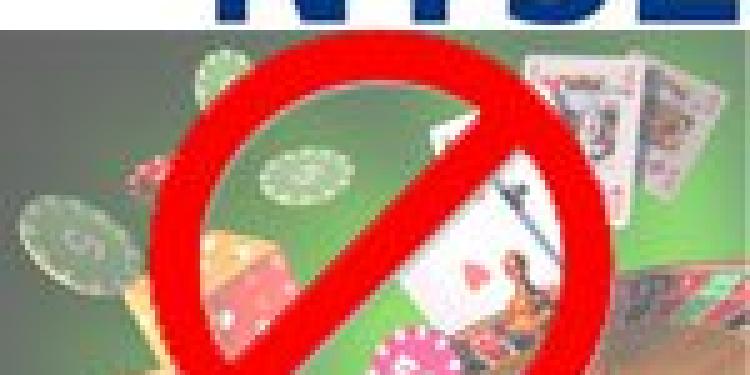 Gambling Banned on the New York Stock Exchange