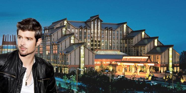 Robin Thicke Puts on a Stunning Performance at Casino Rama