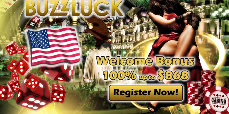 Buzzluck Casino Slide 1