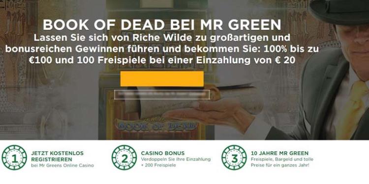 Mr Green Casino DACH Welcome Bonus