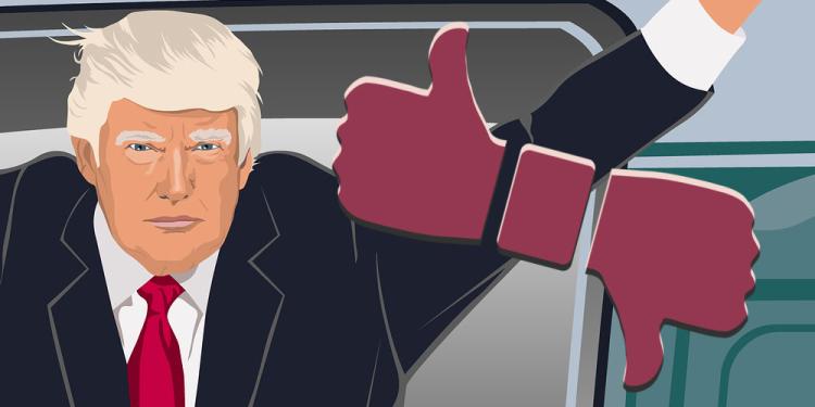 Bet on Trump’s Approval Ratings to Drop Below 20%