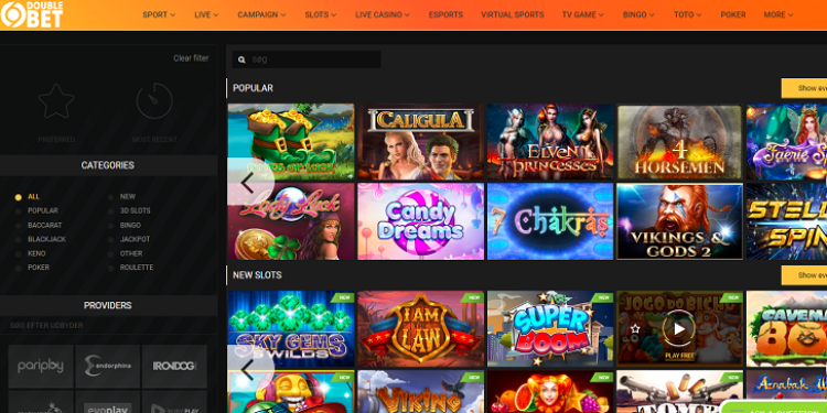 DoubleBet Casino Slide 1